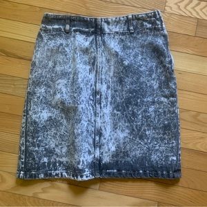 Vintage Acid Wash Denim Skirt Limited Express Size 11